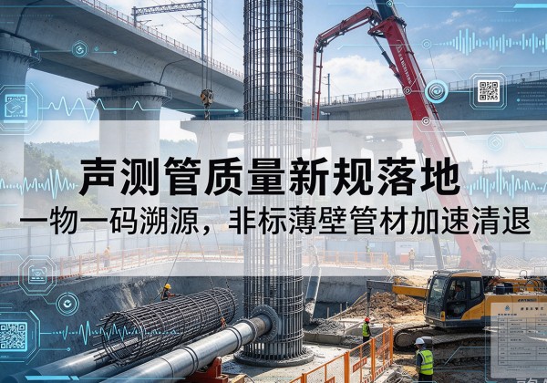 夏邑声测管质量新规落地，一物一码溯源，非标薄壁管材加速清退
